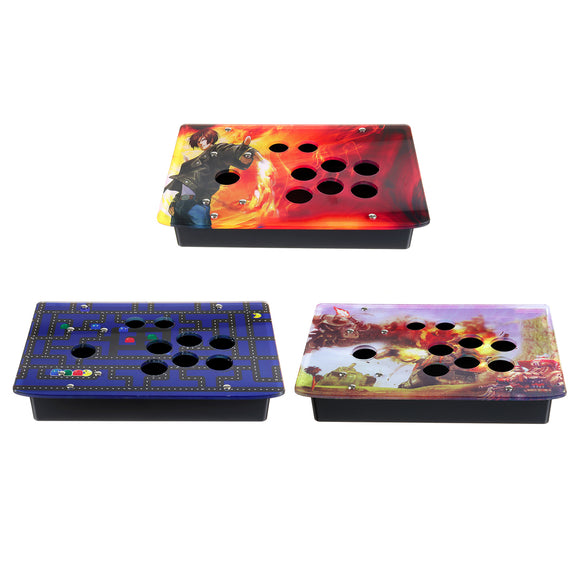 DIY Handle Arcade Joystick Game Controller Acrylic Panel Case Replacement