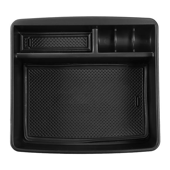 Black Interior Rear Armrest Storage Box for TOYOTA LAND CRUISER PRADO 2004-2016