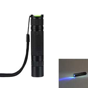 Nichia 3W 365nm UV High Power LED Flashlight 1 x 18650