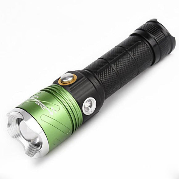 U King ZQ-X1032G  T6 1000LM 3Modes UV Zoomable LED Flashlight 18650