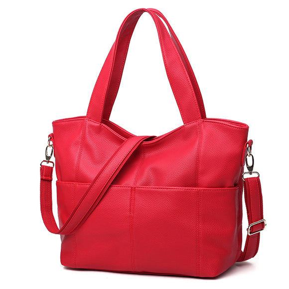 Women Splicing Tote Handbags Casual Shoulder Bags Capacity Crossbody Bags