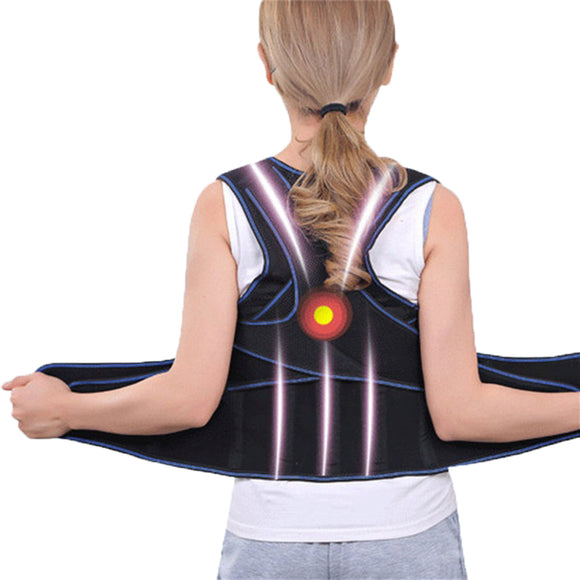 Unisex Adjustable Hunchbacked Posture Corrector Lumbar Back Support Brace Correction Belt