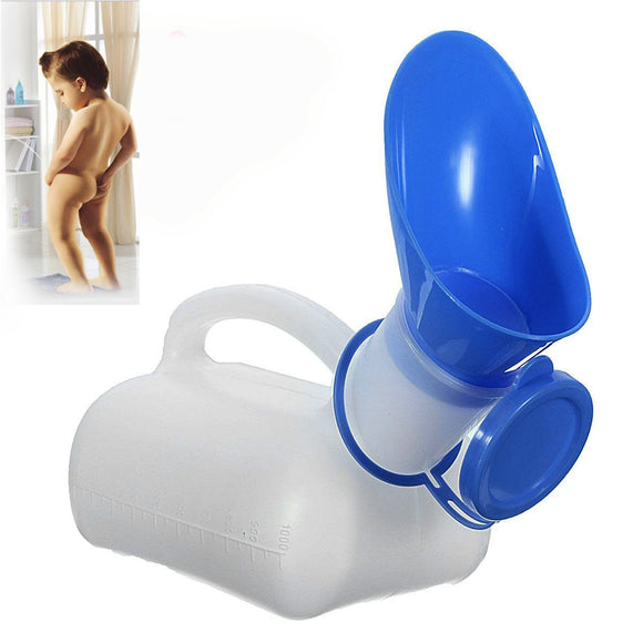 IPRee 1000ml Female Male Portable Mobile Urinal Mini Plastic Toilet With Cover Travel Camping