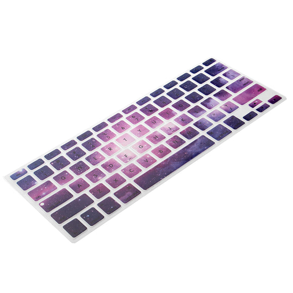 Purple Universe Keyboard Skin Cover Protective Film for Apple Macbook Air 13 15
