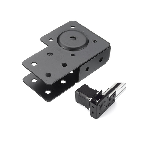 Machifit V-Slot Linear Actuator End Mount Nema17 Motor End Mount Plate for 2040 Aluminum Extrusions CNC Parts