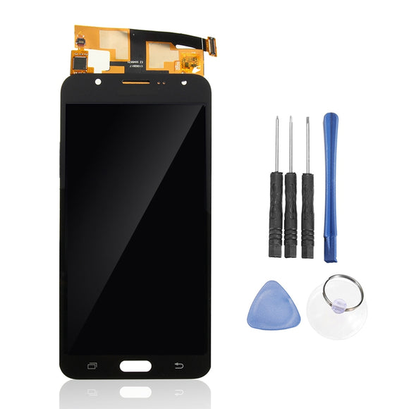 LCD Display+Touch Screen Digitizer Replacement With Repair Tools For Samsung Galaxy J7 2015