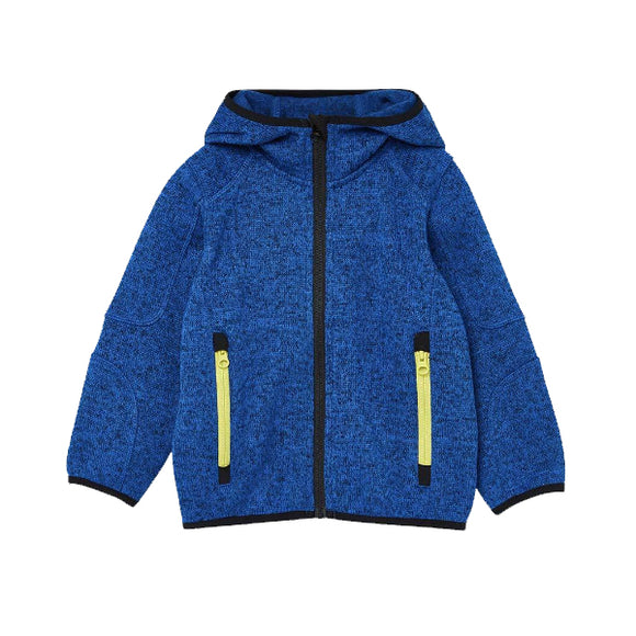 Xiaomi Kids Knitting Fleece Coats Cardigan Zip Up Hooded Jacket Sport Leisure