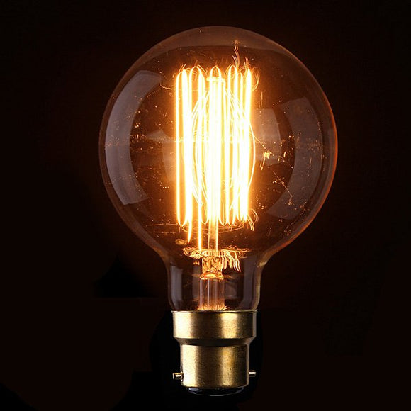 G95 B22 60W 110/220V 138mm x 95mm Incandescent Bulbs Retro Edison Bulb