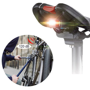 ANTUSI A4 3 in 1 Bicycle Wireless Rear Light Burglar Alarm Brake Induction Start Anti Theft