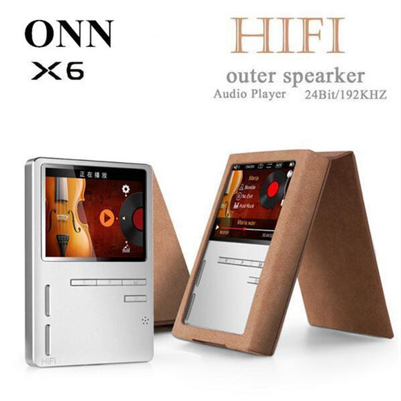 ONN X6 8GB Lossless HiFi MP3 24bit/192KHZ Double Bass Speaker TFT Screen APE/FLAC/WAV/WMA/OGG/MP3