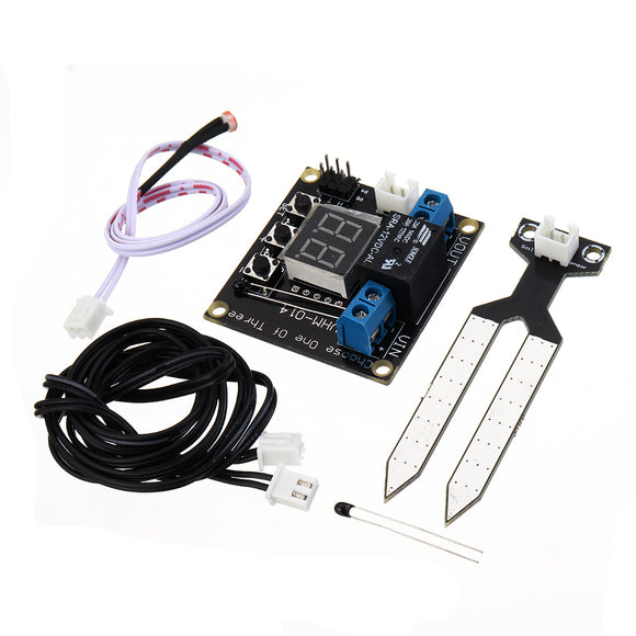 VHM-014 Humidity Controller Soil Sensor Module 20-99%RH Automatic Control Irrigation Computer System Red Digital Display Module