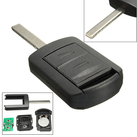 New Replacement 2 Button 433Mhz Remote Key Fob for Vauxhall Corsa C Combo Meriva