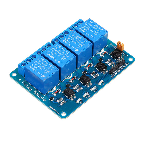 Geekcreit 12V 4 Channel Relay Module For Arduino PIC ARM DSP AVR MSP430