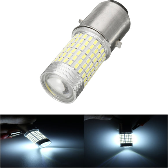 12V 1200lm Headlight Bulb High/Low Beam Led Lamp For Scooter/Moped/Motor Light 144SMD H6 BA20D