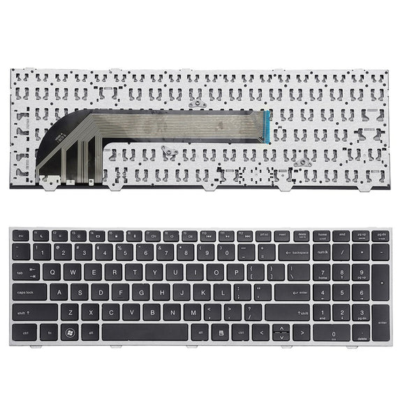 Laptop Replace Keyboard For HP ProBook 4540 4540S 4545 4545S Series Notebook With Silver Frame