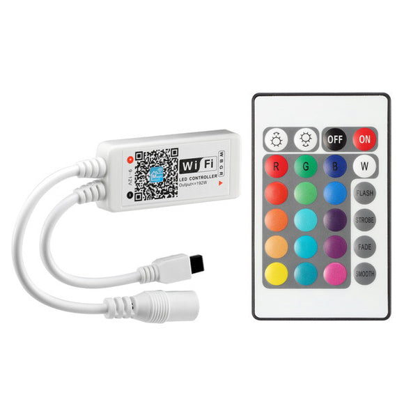 ARILUX AL-LC04 Super Mini LED WIFI APP Controller + Remote Control For RGBW LED Strip DC 9-12V