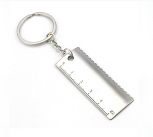 Mini Tool Sawtooth Ruler Tool Keychain Mini Emulation Tool Keychain