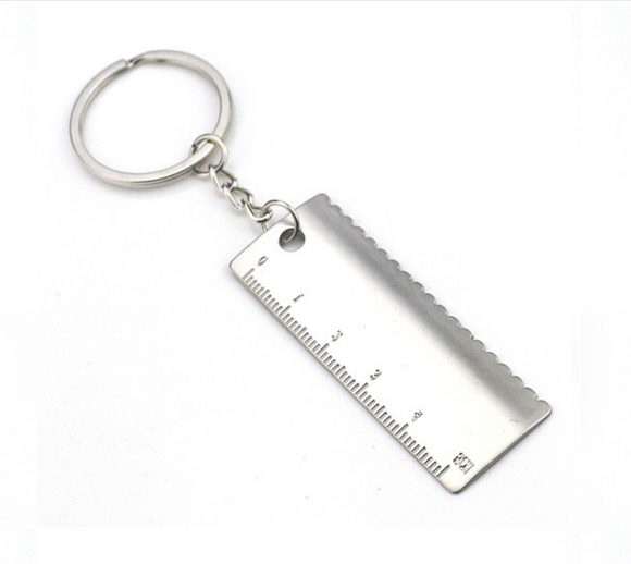 Mini Tool Sawtooth Ruler Tool Keychain Mini Emulation Tool Keychain