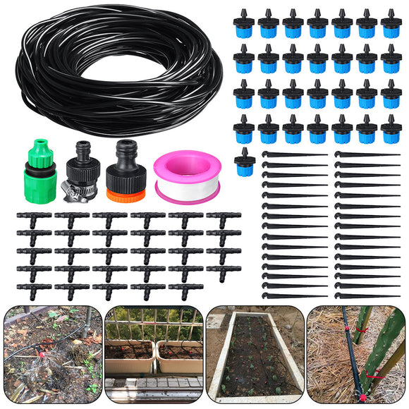 94Pcs 25 Meters DIY Plant Self Watering Micro Drip Irrigation System Garden Hose