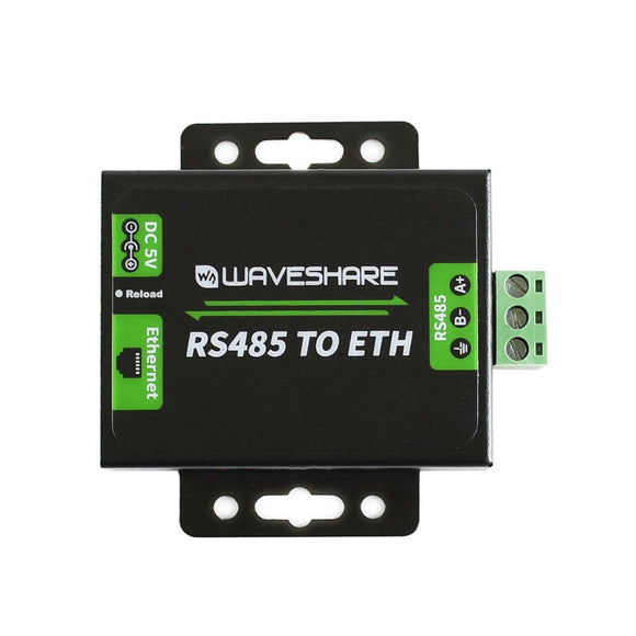Waveshare Two-way Transparent Transmission Serial Server RS485 to Ethernet Module RJ45 Network Port