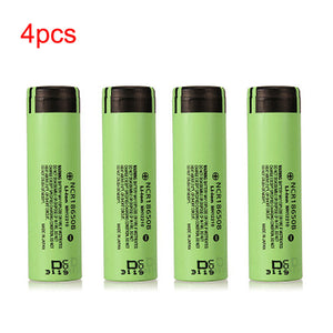 4pcs NCR18650B 3400mAH 3.7 V Unprotected Rechargeable Lithium Battery