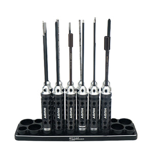 STP 20 Holes Hex Shank Screwdriver Bit Tool Holder Storage Case 14/18/22mm