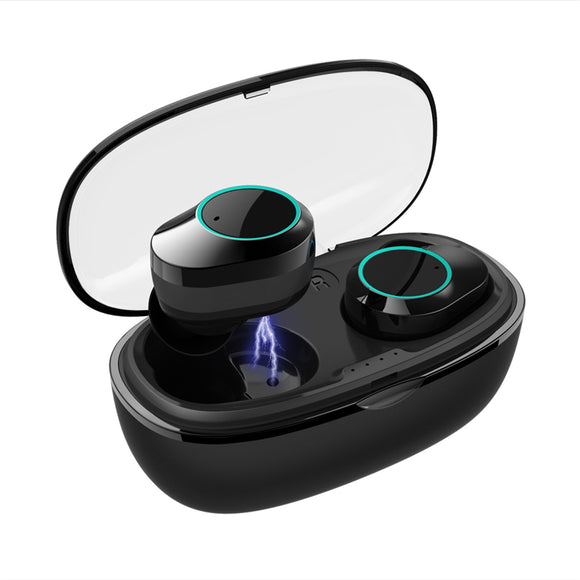 HAMTOD G05 TWS bluetooth 5.0 Earphone Stereo Smart Touch Type-C Charging Waterproof Sports Headphone with Mic