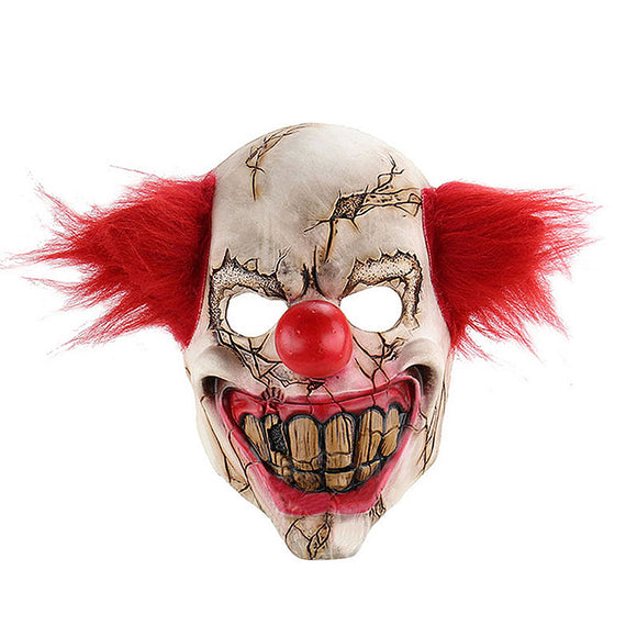 Scary Clown Mask Full Face Latex Horror For Halloween Evil Creepy Masquerade Party