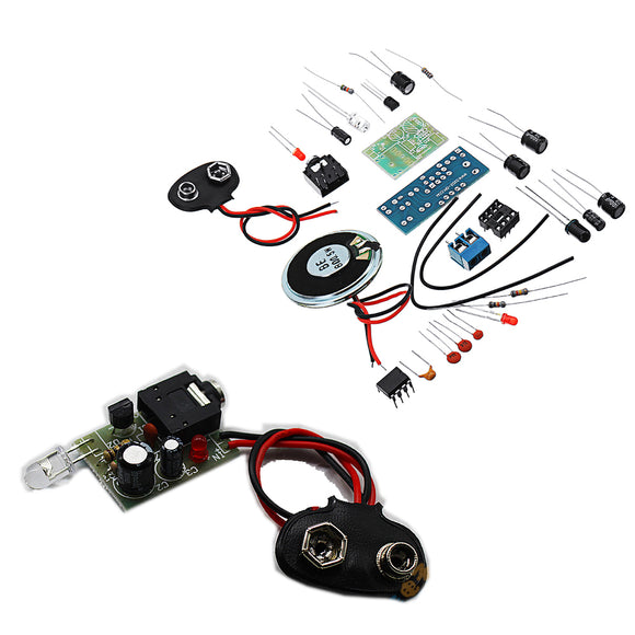 DIY Infrared Transmitter Receiver Kit Wireless Audio Transmission Module Kit