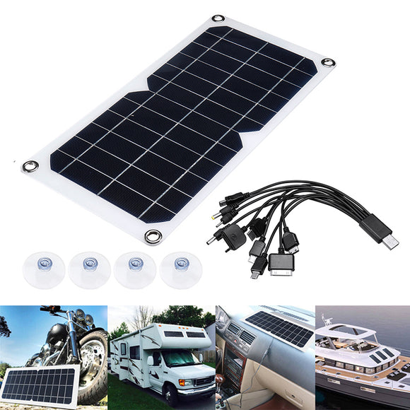 10w 5V 340*180mm Flexible Solar Panel for Outdoor Activities