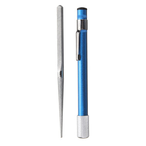 3in1 Pen Shape Sharpening Tool Hunting Fishing Sharpener Diamond Knife Saw Hook Flat Edges EDC Tool