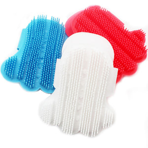 Silicone pet brush Glove Touch Gentle Efficient Pet Grooming Dogs Bath Pet Cleaning Brushes