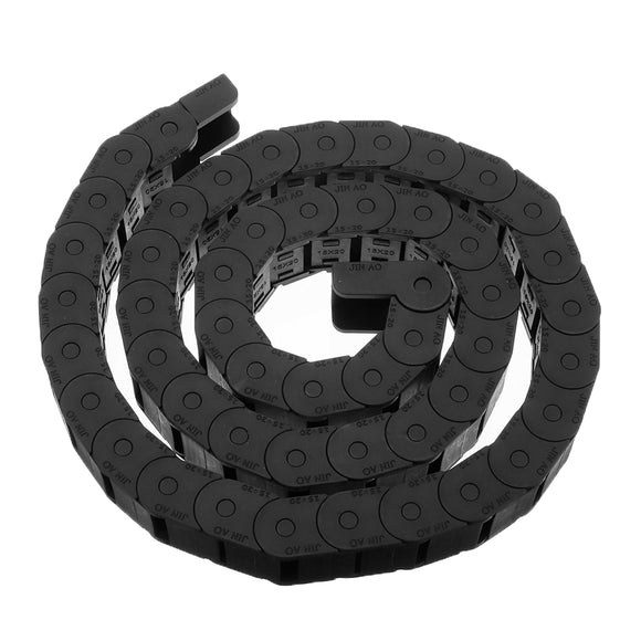 Machifit 15mm x 20/50mm Openable Drag Chain R28 Plastic Cable 1 Meter Wire Carrier