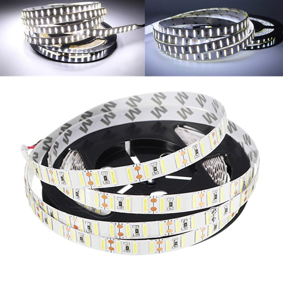 DC12V 5M SMD8520 Pure White Non-waterproof Indoor LED Flexible Strip Light for Decoration