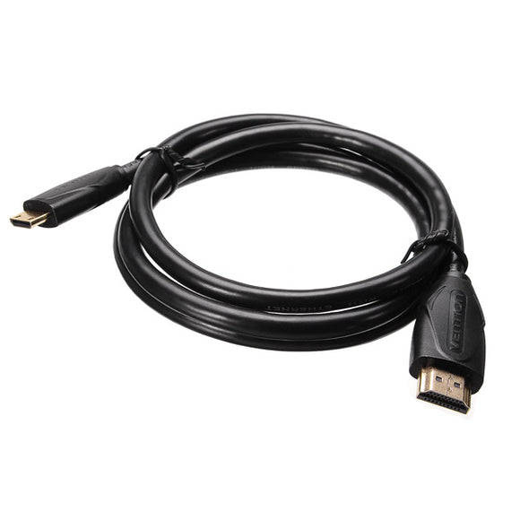 Vention VAA-D02 Mini HDMI to HDMI Cable 1.4V 1080P 1/2/3m High Premium HDMI Adapter Cable