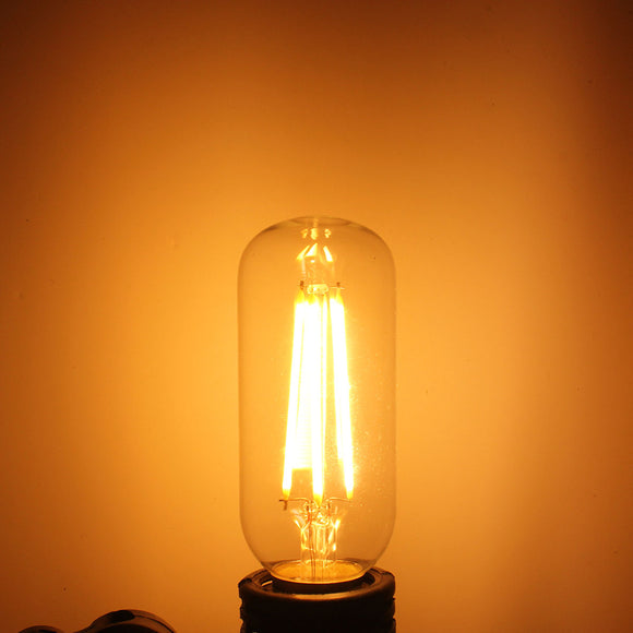 Kingso T45 E26/E27 Dimmable Edison LED Bulbs Warm White COB Vintage Light 400LM 4W 110V/220V