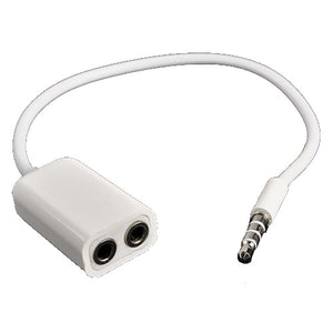 NEW 3.5mm Jack Headset Headphone Audio Splitter Adapter Cable
