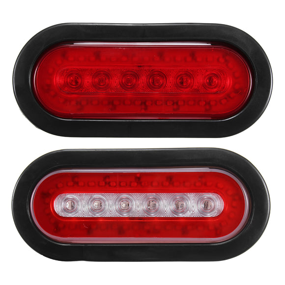 12V 22LED Car Red Rear Tail Lights Stop Indicator Lamps for Truck Trailer Caravan Van Lorry