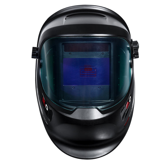 Upgrade Wide Screen Solar Welding Helmet Auto Darkening Tig Mig Welder Mask Cap