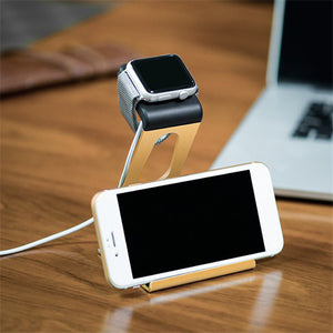 Aluminum Alloy Desktop Stand Tablet Phone Holder Charging Bracket for Apple Watch
