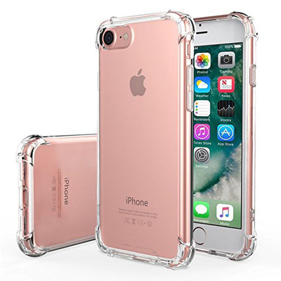 Air Cushion Soft TPU Transparent Shockproof Case For iPhone 7 & 8