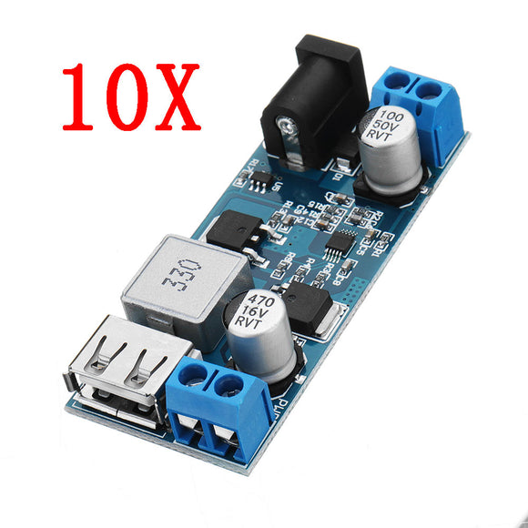 10pcs 24V / 12V To 5V 5A DC-DC Buck Power Module Step Down Module Power Converter