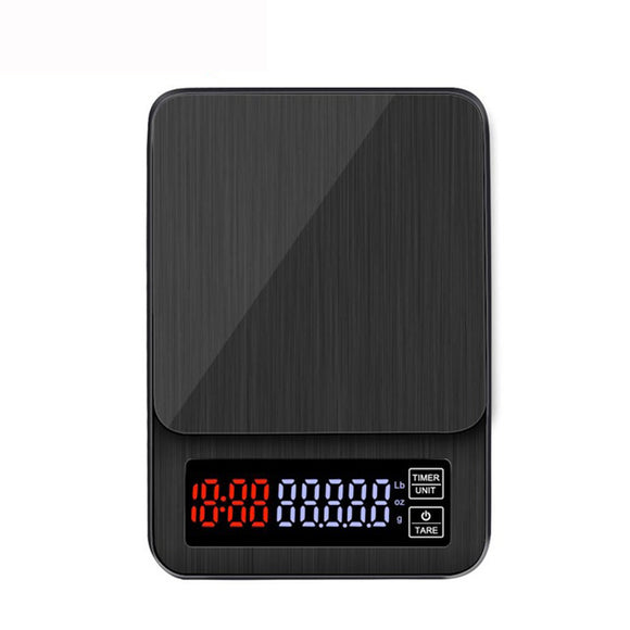 Mini LCD Digital Electronic Drip Coffee Scale with Timer 3kg 0.1g Digital Coffee Weight Household Drip Scale Timer