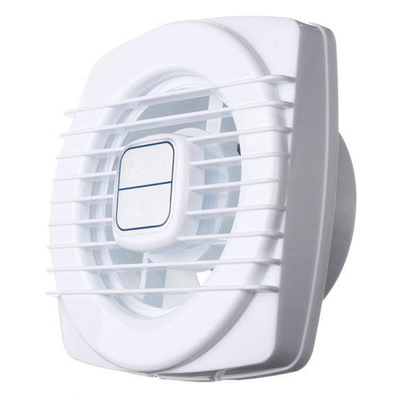 4 Inch 12W Mini Exhaust Fan Entilation Blower Hand Pull for Window Wall Kitchen Bathroom Toilet