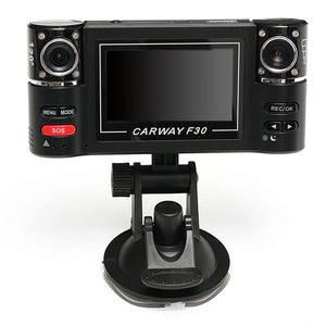 2.7 HD 1080P Car Dual Lens Dash DVR Video Recorder Night Vision Camera Rear Cam"