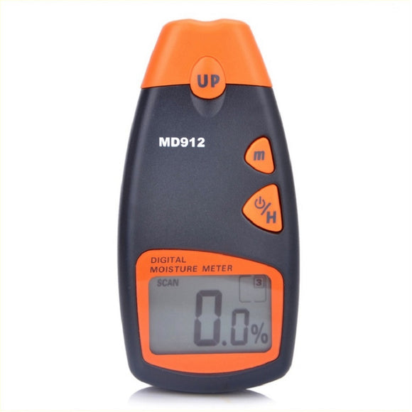 MD912 Portable Wood Moisture Meter Hygrometer Timber Tree Density Digital Electrical Tester Temperat