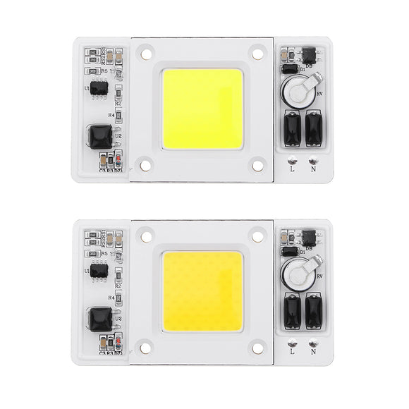 LUSTREON 50W COB LED Chip Waterproof Light Source AC180-300V for DIY Spotlight Floodlight