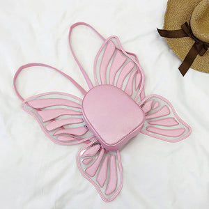 Women Transparent Cute Butterfly Shoulder Bag Designer Handbag Backpack