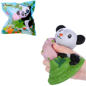 Vlampo Squishy Panda Potted 15CM Licensed Slow Rising With Packaging Collection Gift Soft Toy