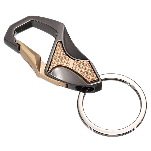 Men Metal Car Keychains Car Key Ring Metal Alloy Waist Hanged Keychains